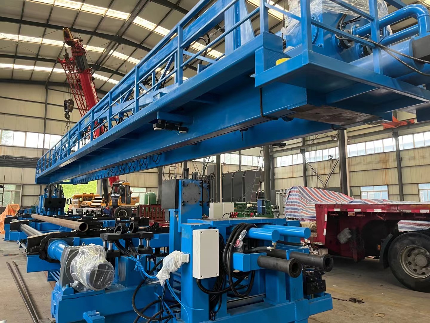 machine d'essai hydrostatique pour tuyaux en acier